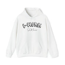 Load image into Gallery viewer, i-work (black letter) Unisex Heavy Blend™ Hooded Sweatshirt
