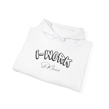 Load image into Gallery viewer, i-work (black letter) Unisex Heavy Blend™ Hooded Sweatshirt