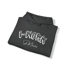 Load image into Gallery viewer, i-work (white letter) Unisex Heavy Blend™ Hooded Sweatshirt