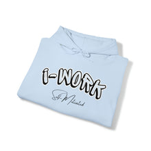 Load image into Gallery viewer, i-work (black letter) Unisex Heavy Blend™ Hooded Sweatshirt