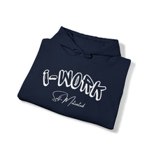 Load image into Gallery viewer, i-work (white letter) Unisex Heavy Blend™ Hooded Sweatshirt