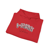 Load image into Gallery viewer, i-work (black letter) Unisex Heavy Blend™ Hooded Sweatshirt