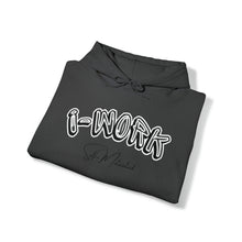 Load image into Gallery viewer, i-work (black letter) Unisex Heavy Blend™ Hooded Sweatshirt