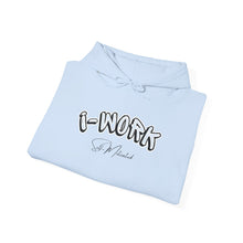 Load image into Gallery viewer, i-work (black letter) Unisex Heavy Blend™ Hooded Sweatshirt