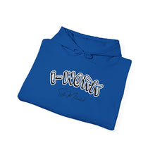 Load image into Gallery viewer, i-work (black letter) Unisex Heavy Blend™ Hooded Sweatshirt