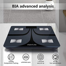 Load image into Gallery viewer, ABYON Bluetooth Smart Bathroom Scale for Body Weight Digital Body Fat Scale,Auto Monitor Body Weight,Fat,BMI,Water, BMR, Muscle Mass with Smartphone APP,Fitness Health Scale