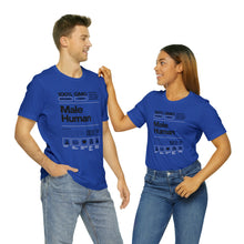 Load image into Gallery viewer, Male Human Jersey Short Sleeve Tee