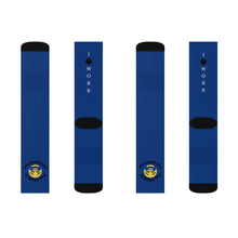 Load image into Gallery viewer, I-Work Think You Can Guard Me Sublimation Socks