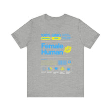 Load image into Gallery viewer, Female Human Short Sleeve Tee
