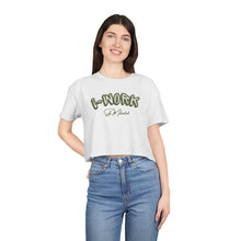 Load image into Gallery viewer, i-Work Women&#39;s Crop Tee - Motivational Casual Top

