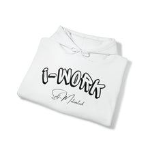 Load image into Gallery viewer, i-work (black letter) Unisex Heavy Blend™ Hooded Sweatshirt

