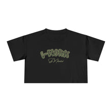 Load image into Gallery viewer, i-Work Women&#39;s Crop Tee - Motivational Casual Top
