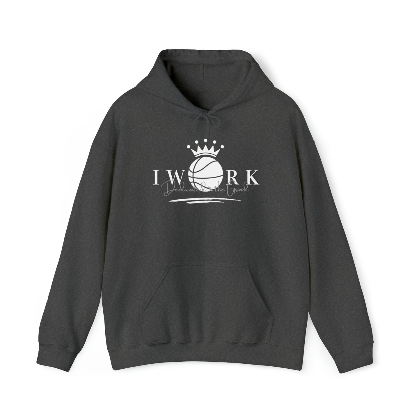 Dedicated to the Grind (white letter) Unisex Heavy Blend™ Hooded Sweatshirt