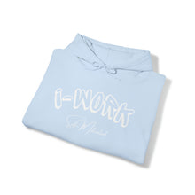 Load image into Gallery viewer, i-work (white letter) Unisex Heavy Blend™ Hooded Sweatshirt
