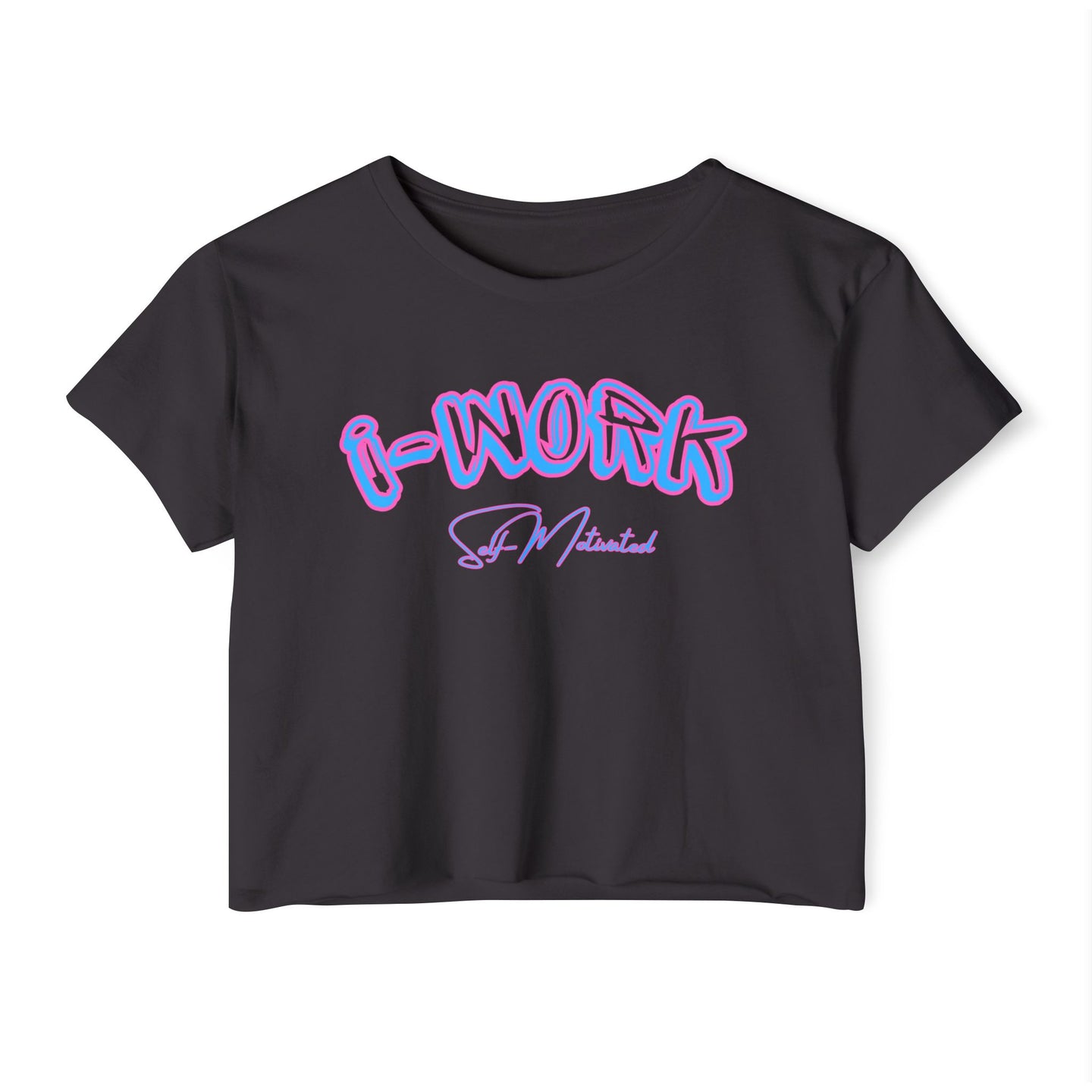 Women’s Festival Crop Top - 100% GMO Free Organic Tee | Female Human Graphic