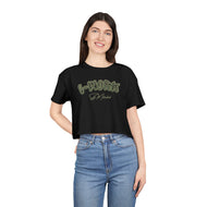 i-Work Women's Crop Tee - Motivational Casual Top