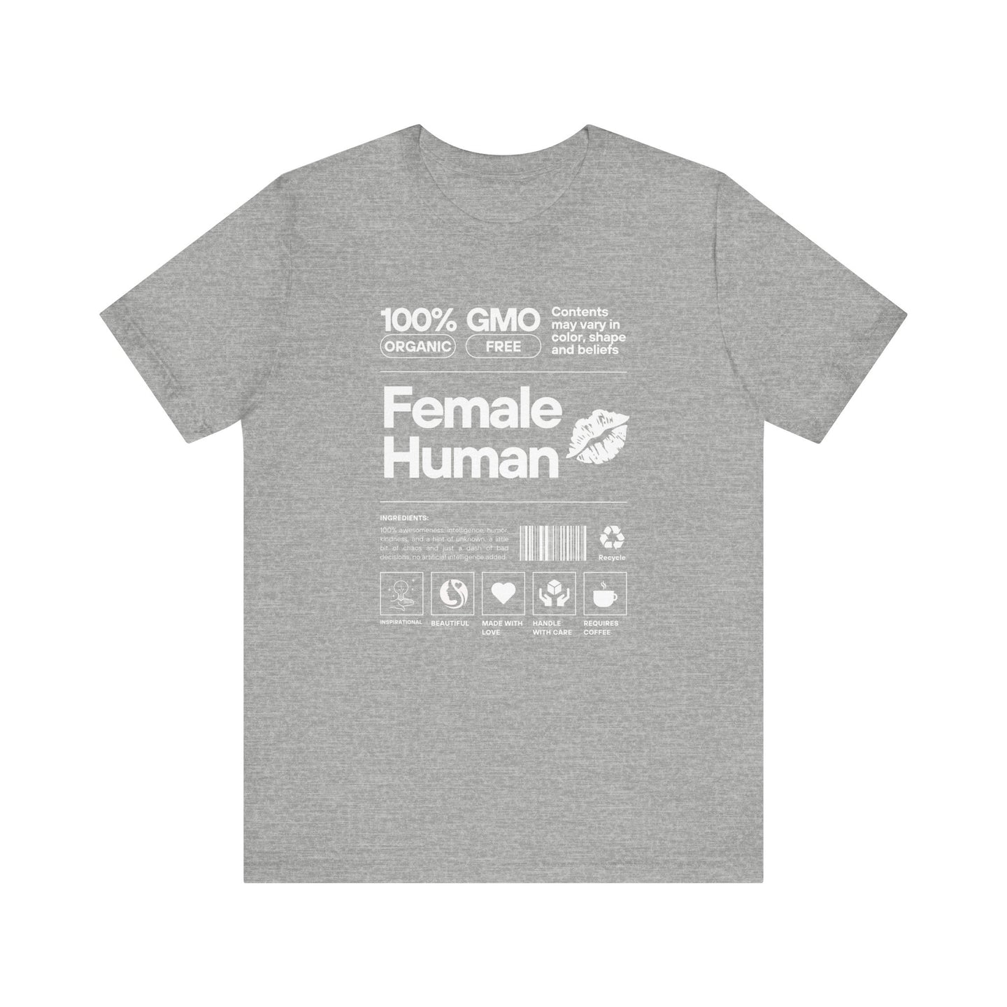 Female Human Short Sleeve Tee