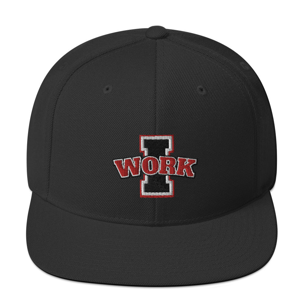 I-Work Block Snapback Hat