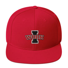 Load image into Gallery viewer, I-Work Block Snapback Hat
