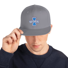 Load image into Gallery viewer, I-Work Block Snapback Hat
