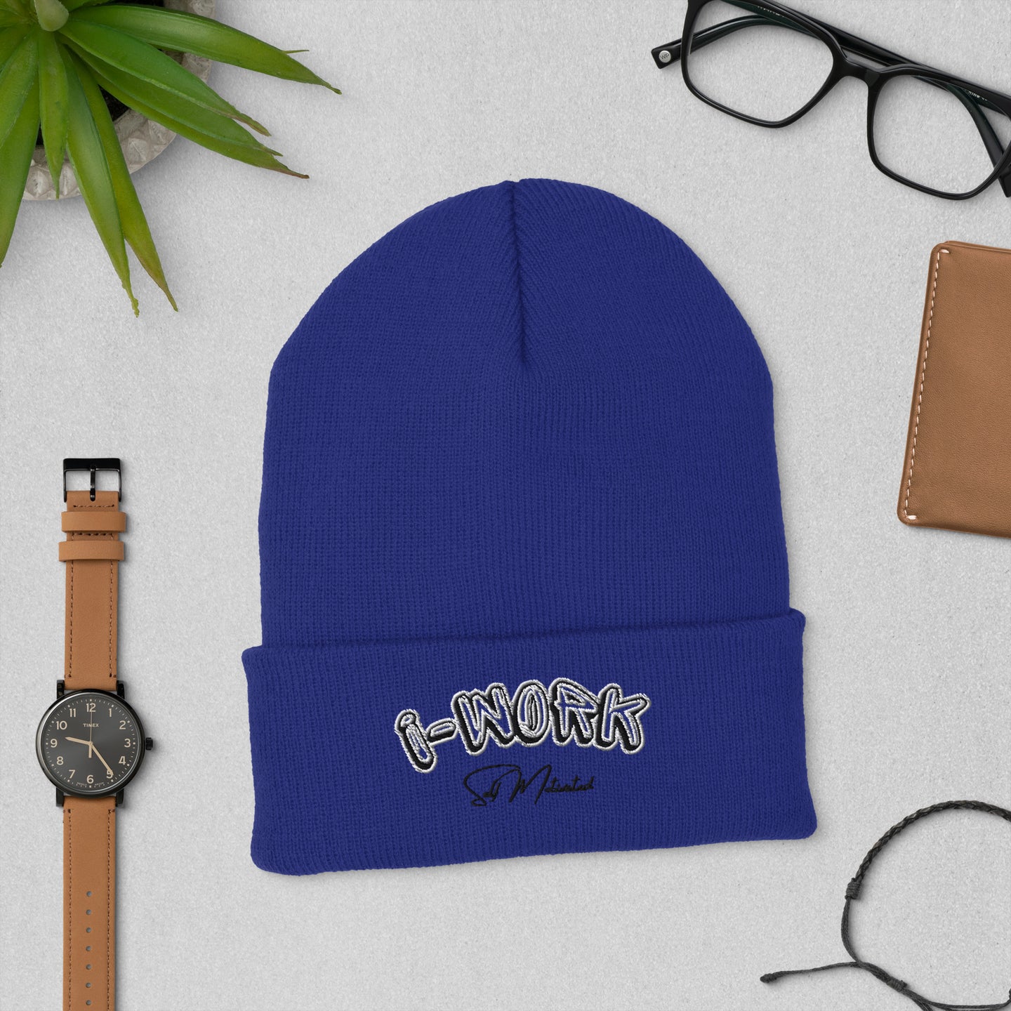 I-Work Cuffed Beanie