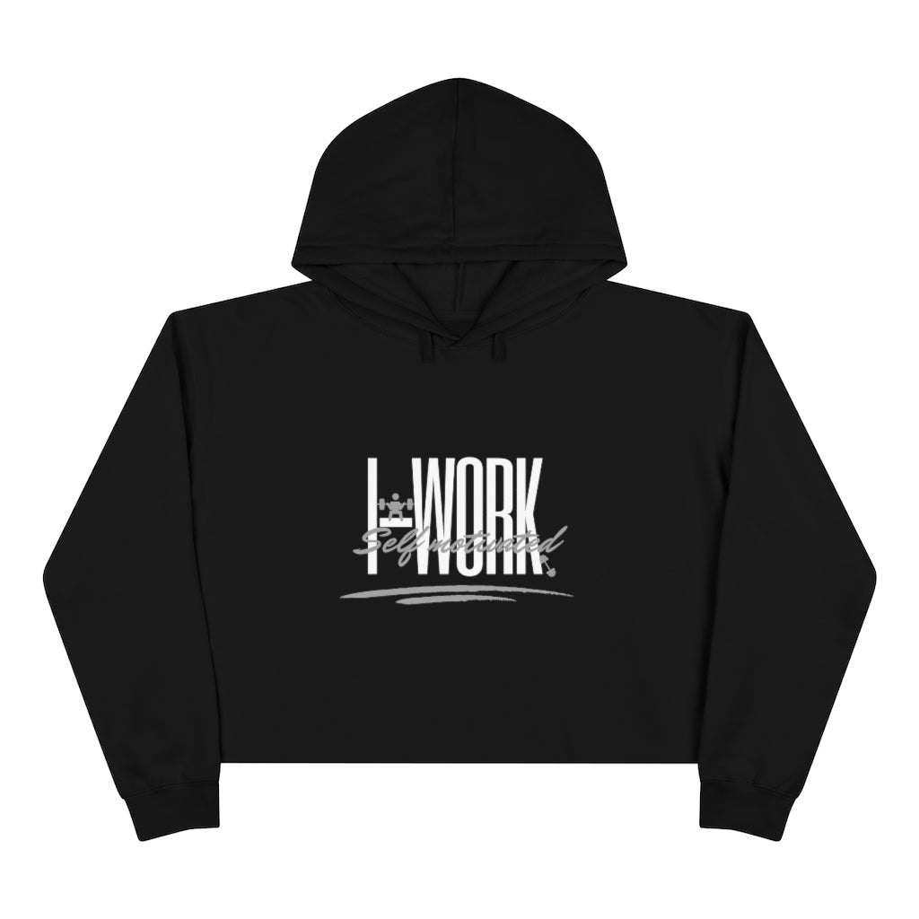 I-Work Ladies Crop Hoodie