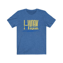 Load image into Gallery viewer, I-Work Unisex Jersey Short Sleeve Tee

