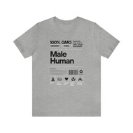 Male Human Jersey Short Sleeve Tee