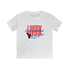 Load image into Gallery viewer, Kids Softstyle I-Work music Tee
