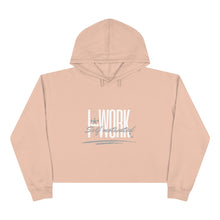 Load image into Gallery viewer, I-Work Ladies Crop Hoodie
