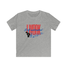 Load image into Gallery viewer, Kids Softstyle I-Work music Tee
