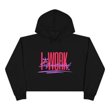 Load image into Gallery viewer, I-WORK LADIES Crop Hoodie
