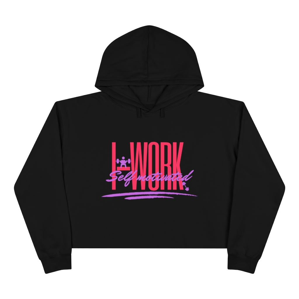 I-WORK LADIES Crop Hoodie