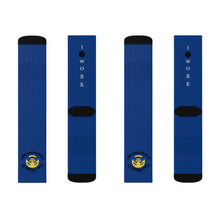 Load image into Gallery viewer, I-Work Think You Can Guard Me Sublimation Socks
