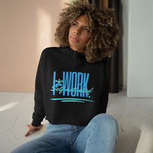 Load image into Gallery viewer, I-WORK Ladies Crop Hoodie

