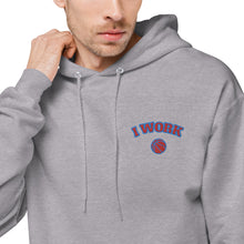 Load image into Gallery viewer, IWORK Varsity Hoop fleece hoodie
